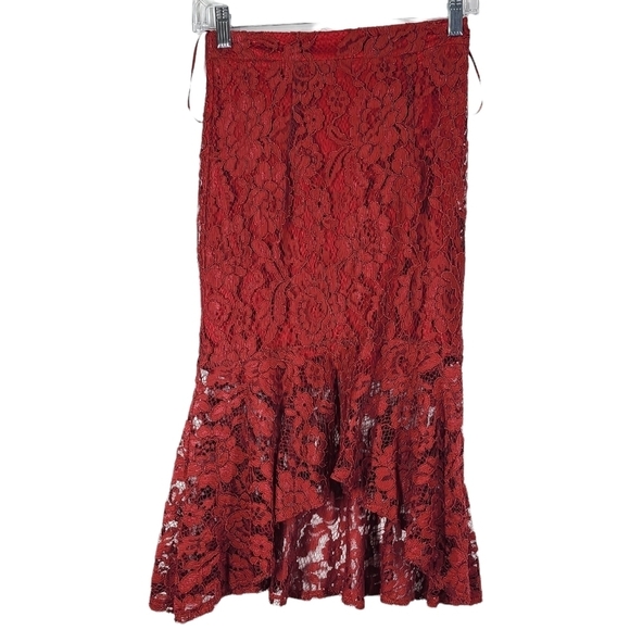 NWT Lulu's Le Grand Amour Lace Skirt - size XS - Picture 4 of 7